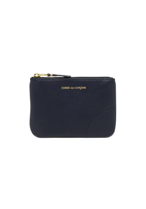 zip wallet unisex navy COMME DES GARÇONS WALLET | SA8100NAVY